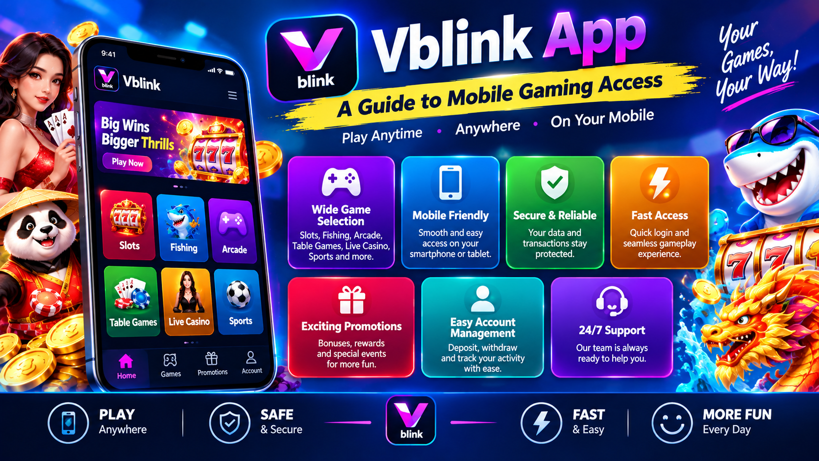Vblink App Features: A Guide to Mobile Gaming Access